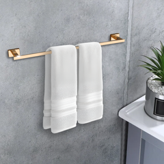 Arquin Stainless Steel Rose Gold Towel Rod/Stand for Bathroom (61X7.2X3.6 CM)